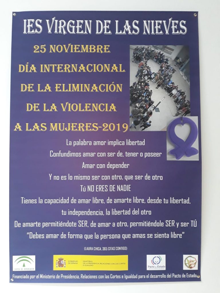 Pacto de Estado Contra la Violencia de Género – IES Virgen de las Nieves