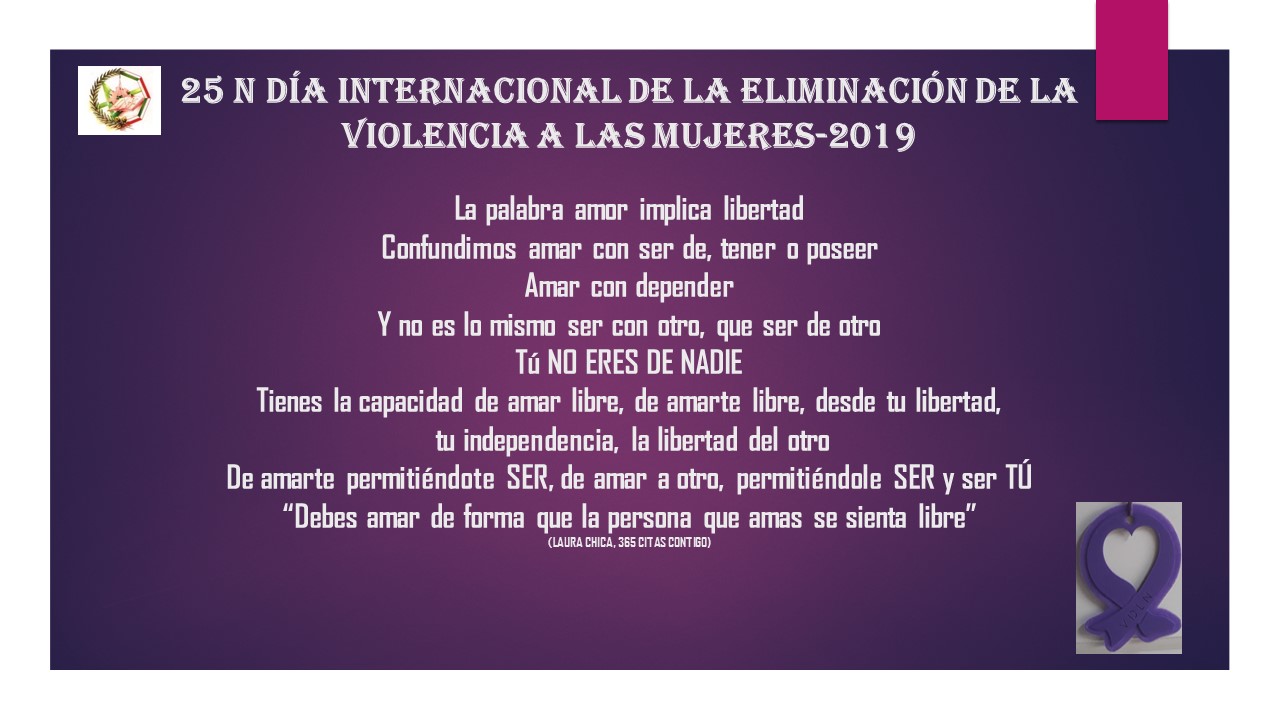 Pacto de Estado Contra la Violencia de Género – IES Virgen de las Nieves